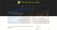 Desktop Screenshot of creafpa-rhonealpes.fr