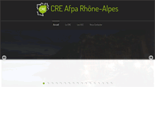 Tablet Screenshot of creafpa-rhonealpes.fr
